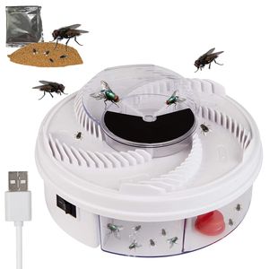 Elektrisch Fliegenfalle, Fliegenfänger, Fly Catcher, Fliegen-und Insektenvernichter, Fliegenfänger mit USB-Anschluss, automatische Fliegenfalle mit 1 Pack Fliegenlockstoff