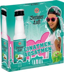 4 x 0,02 l | Berliner Luft Pfefferminzlikör | 18 % vol
