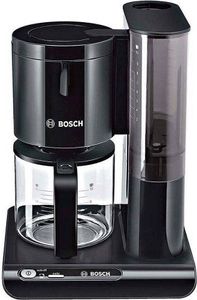 Bosch TKA 8013 Filterkaffeemaschine, Kunststoff, 1160 Watt, 1,25 l F?llmenge, Glaskanne, 15 Tassen, Aromawahl, Abschaltautomatik, Entkalkungsfunktion