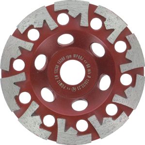 PRODIAMANT Diamant-Schleiftopf Beton 125 x 22 mm optimiert für Absaugungen für Beton und Fliesenkleber