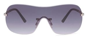 Damen Sonnenbrille Monoscheiben Brille Frauen Sonnenbrillen Retro Schwarz/Violett