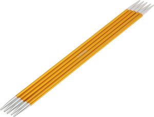Lana Grossa Knit Pro ZING Strumpfstricknadeln Nadelspiel Aluminium Rainbow, Länge:15 cm, Durchmesser:3.0 mm