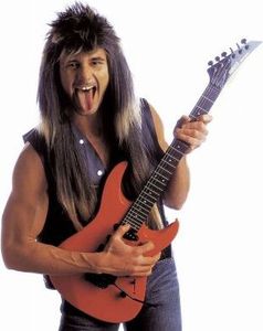 WIDMANN S.R.L.  Perücke Vokuhila  Rocker, Rockstar