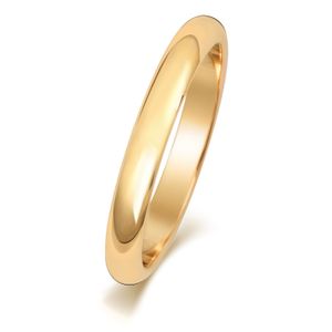 18 Karat (750) Gold 3mm D-Form Herren/Damen - Trauring/Ehering/Hochzeitsring, 67 (21.3); WJS1504918KY