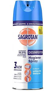 Sagrotan, Środek dezynfekujący w sprayu, 400 ml  (PRODUKT Z NIEMIEC)