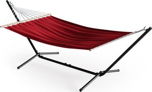 OK-Living Hängematte , 190 x 120 cm Metallgestell, Rot