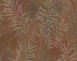 Vliesové tapety 38919-2 Terra - hnedá, stonka s listami 0,53m x 10,05m
