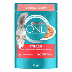 Purina One Sterilcat Lachs & Karotte (85 g)