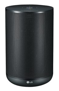LG Lautsprecher WK7,  30W, Bluetooth,  Google Assistant, Zylinder, Farbe: Schwarz