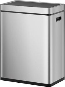 EKO - Mirage Plus Sensor Recycler odpadkový kôš 30+30 litrov - Nerezová oceľ Plast - Matná nerezová oceľ EKO - Mirage Plus Sensor Recycler odpadkový kôš 30+30 litrov - Nerezová oceľ Plast - Matná nerezová oceľ