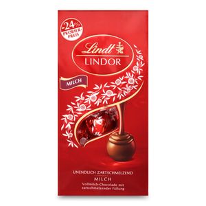 Lindt Lindor kulki z mlecznej czekolady z nadzieniem pistacjowym 137g