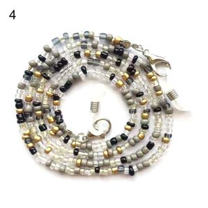 Anti-Verlust-tragbare Brillenkette, Halskette, bunte Perlen, zum Aufhängen, Gesichtsschutz, Kettenhalter, Glaszubehör-4