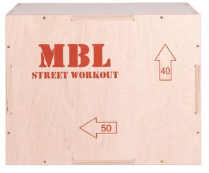 Plyobox Jump Box Holz Crossfit Fitness 50 x 40 x 30 MBL