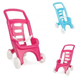 Pilsan Puppenbuggy, Puppenwagen 07606, mit Sicherheitsgurt, ab 2 Jahre pink