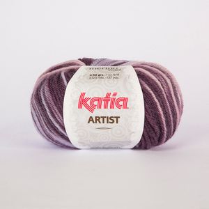 ARTIST von Katia - LILA/BEIGE/ROSA (309) - 50 g / ca. 125 m Wolle