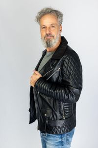Kožená bunda Bikerská bunda vyrobená z PRAVEJ KOŽE