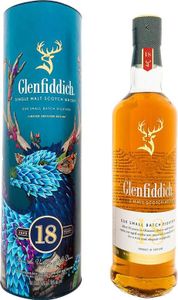 Glenfiddich 18 Years Festival Tube + Box 700ml 40% Vol.