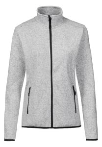 WHISTLER Fleecejacke Maleo W im sportlichen Wollstrick-Look 1004 Pearl Grey 38