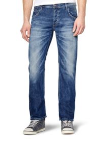 Mustang - Regular Fit - Herren 5-Pocket Jeans, Medium rise, Michigan Straight (3135-5111), Größe:W36/L30, Farbe:Light scratched used (583)