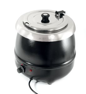 HENDI Suppenstation schwarz 8 l Ø 340x(H)360 mm 230V 435W HENDI Suppenstation schwarz 8 l Ø 340x(H)360 mm 230V 435W