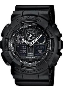 Casio - Náramkové hodinky - Pánské - Chronograf - G-Shock GA-100-1A1ER