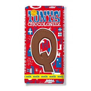 Tony's Chocolonely - Schokolade Buchstabenriegel Vollmilch "Q" - 180g