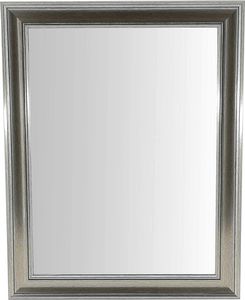 Wandspiegel Garderobenspiegel | 47 x 36,5 cm | Spiegel | Schminkspiegel | Badspiegel | Flurspiegel (Silber - Farbtupfer)