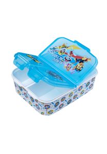 Paw Patrol Kinder Premium Brotdose Lunchbox Frühstücks-Box Vesper-Dose mit 3 Fächern One Team