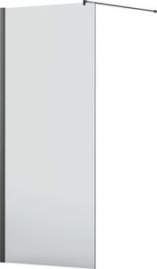Walk In Jungborn SETTE 120 cm barva rámu černá dekor skla čiré sklo
