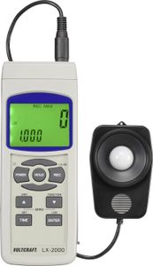 VOLTCRAFT LX-2000 Luksomierz 0 - 99900 lx Lumimometr Iluminometr Urządzenie pomiarowe