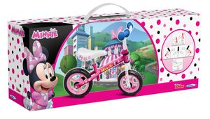 Laufrad Minnie Mouse 10 Zoll Mädchen Rosa/Weiß