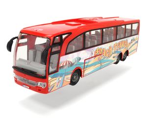 Dickie Toys - Touring Bus - rot - blau - Reisebus Spielzeugbus 1:43 Rot - Touring Bus