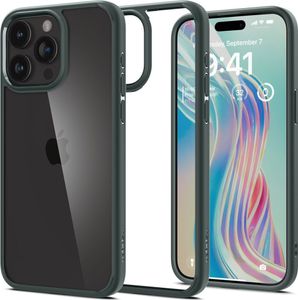 Etui Ultra Hybrid Na Iphone 15 Pro Max Ciemnozielone