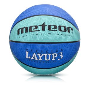 Meteor Lopty Piłka Koszykowa Layup 3 Niebieska, 07080