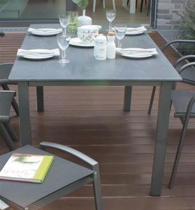 Gartentisch / Lofttisch MFG 160x90cm Alu graphit / Topalit Betonoptik Gartentisch / Lofttisch MFG 160x90cm Alu graphit / Topalit Betonoptik