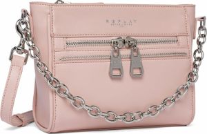 REPLAY Handtasche Umhängetasche Handbag LT Pink lachsfarben