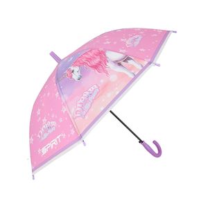 SCOOLSTAR Einhorn Unicorn Regenschirm,Taschenschirm, Mädchen Regenschirm, 19" Automatik Kinderregenschirm mit UPF 50+UV Schutz, Sturmfest für Mädchen