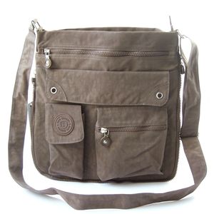 Tasche Umhängetasche Handtasche Bag Street Nylon Braun Ta5078