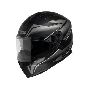 IXS 1100 2.3 Helm Farbe: Schwarz Matt/Grau, Grösse: XXL (63/64)