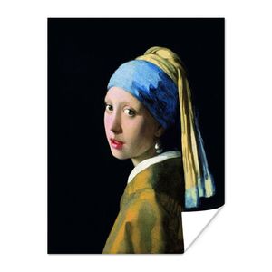 MuchoWow® Poster Das Mädchen mit dem Perlenohrring - Johannes Vermeer 30x40 cm - Wandplakat - Poster Kinderzimmer