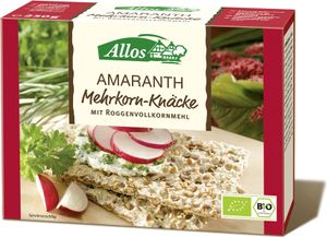 Allos Amaranth Knäckebrot Multigrain Vollkorn 250g