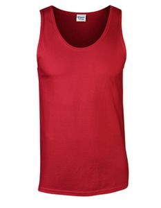 Softstyle Tank Top Herren T-Shirt - Farbe: Red - Größe: XL