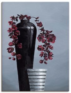 ARTland Leinwandbilder Metallische Vasen II Größe: 45x60 cm
