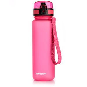 Trinkflasche Glasflasche Wasserflasche Sportflasche Fahrradflasche 500 ml rosa