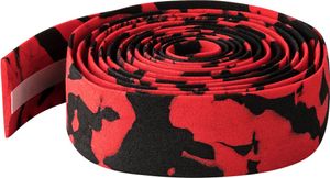 Fahrrad Lenkerband (Standard) mit Aluminium Lenkerstopfen, Farbe:Camo Red/Black Fahrrad Lenkerband (Standard) mit Aluminium Lenkerstopfen, Farbe:Camo Red/Black