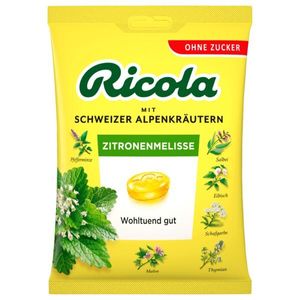 Ricola Zitronenmelisse Schweizer Alpenkräuter Bonbon ohne Zucker 75g