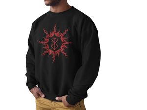 Sustainable eco bluza męska anime berserk Guts Berserk manga sun warrior