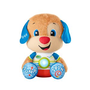 Fisher-Price Zábavné učenie Obrovský psík, mäkká hračka pre batoľatá