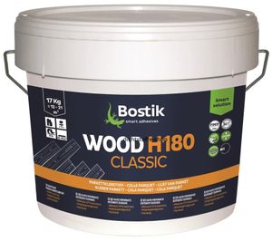 Bostik Wood H180 Classic Hybrid Holz Parkett Kleber Klebstoff 17kg Eimer