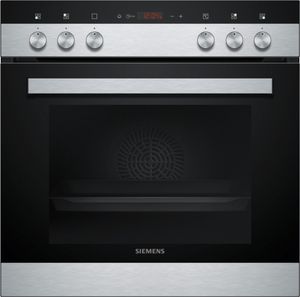 Siemens EQ110KA1Z Einbauherd-Set mit Glaskeramikkochfeld (EA64RGNA1E+HE113FBS2), 60cm breit, 66L, Schnellaufheizung, Umluft-Grill-System, Edelstahl